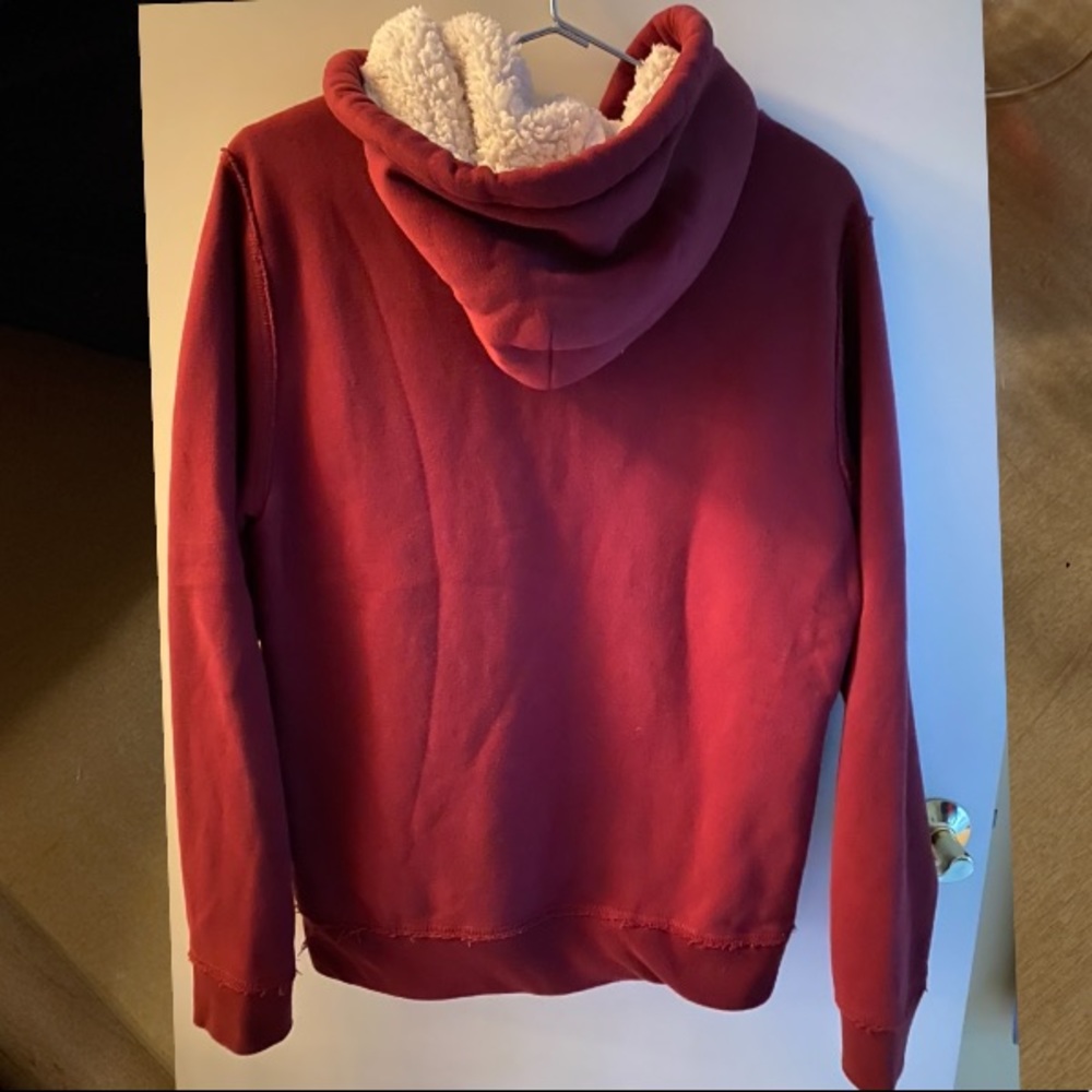 Men’s Hollister Sherpa Lined Hooded Jacket - Picture 2 of 3